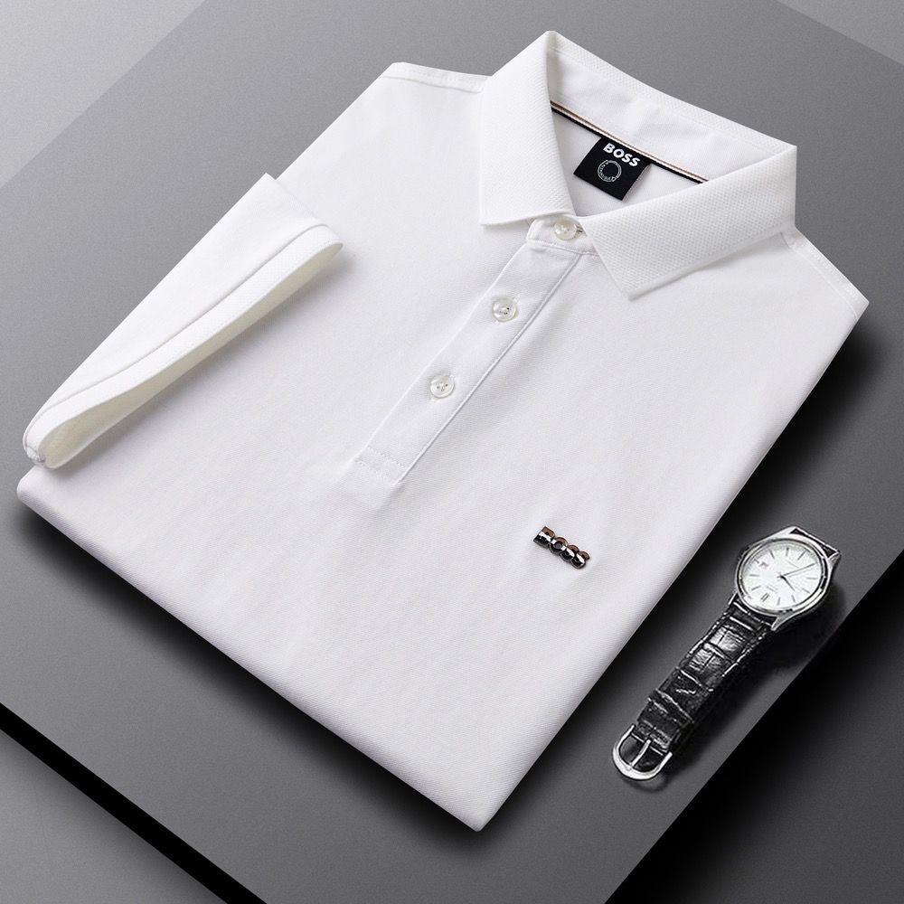 تیشرت یقه دار BOSS دارای سایز بزرگ