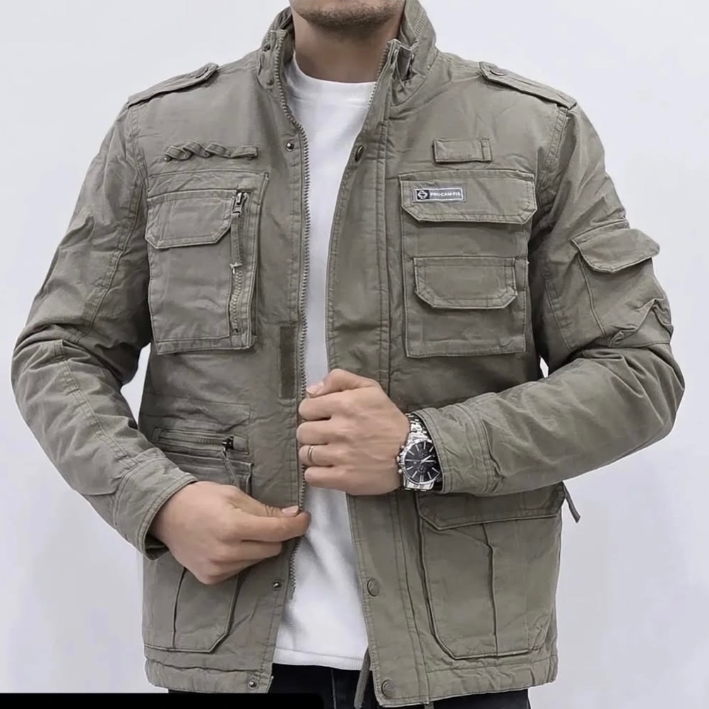 اورکت مردانه کتان برزنتی پاییزه