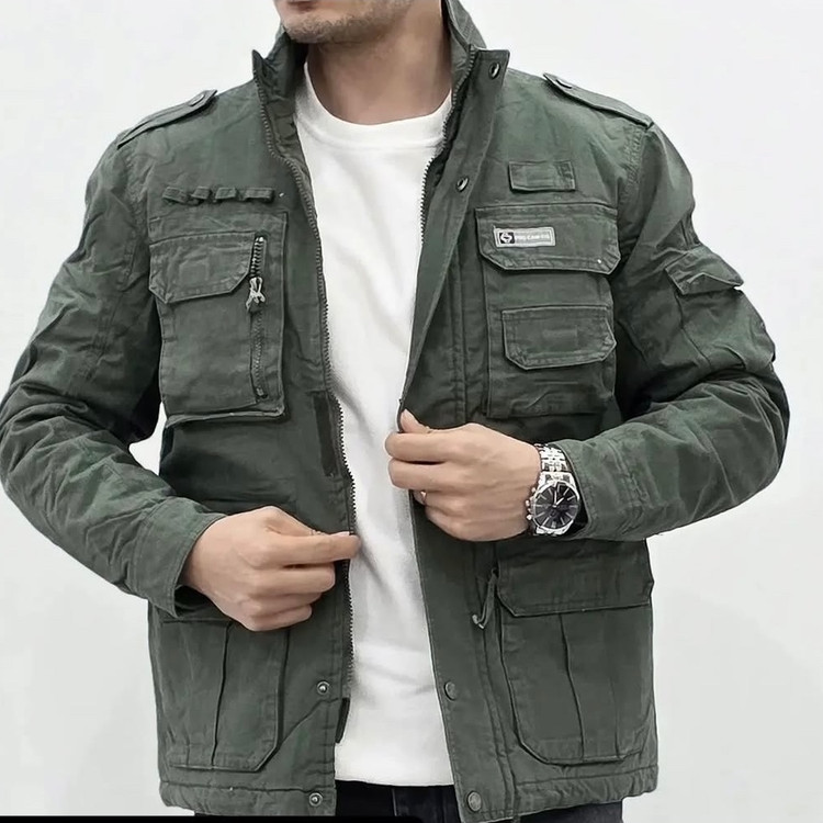 اورکت مردانه کتان برزنتی پاییزه