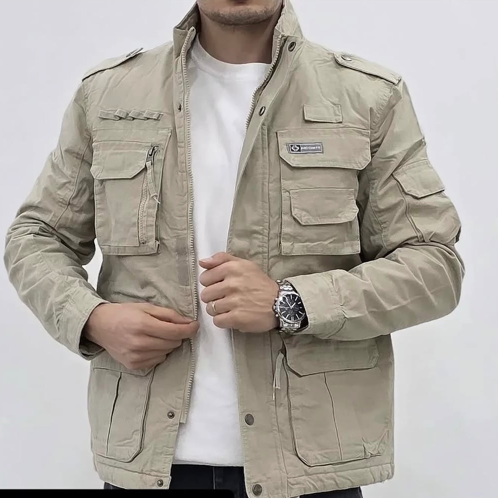 اورکت مردانه کتان برزنتی پاییزه