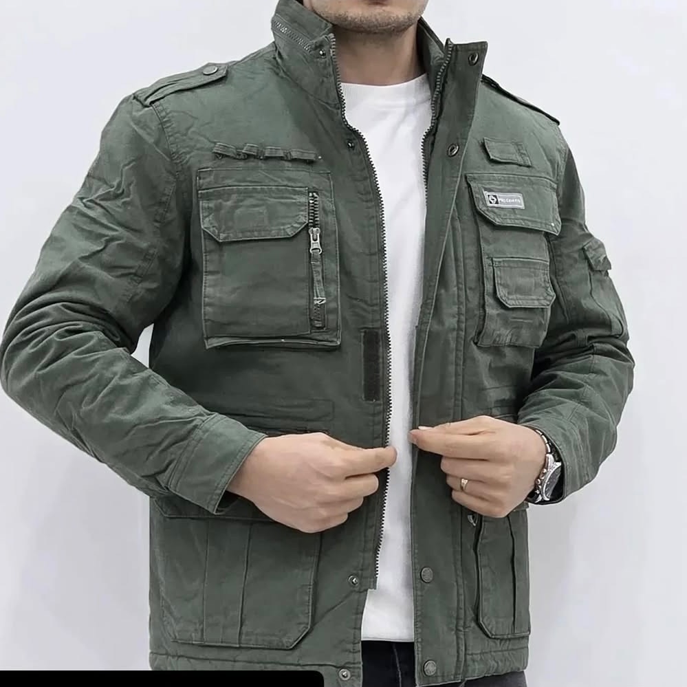 اورکت مردانه کتان برزنتی پاییزه