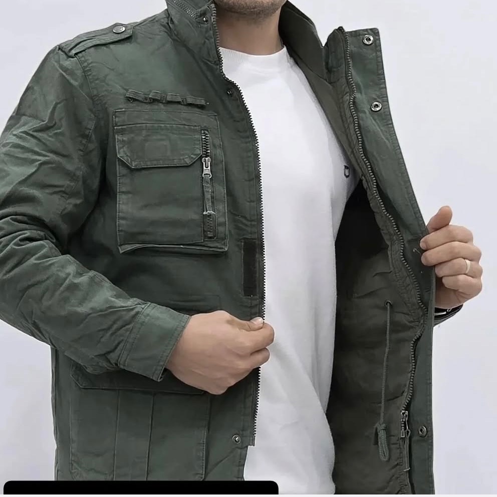 اورکت مردانه کتان برزنتی پاییزه