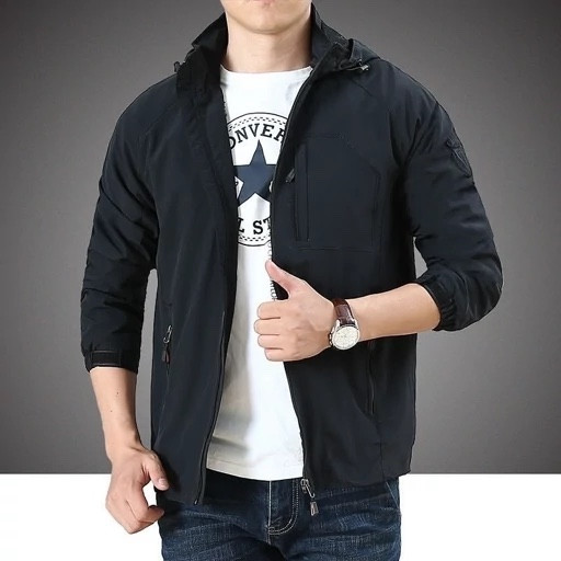 کاپشن بادگیر مردانه ضد آب پاییزه بهاره