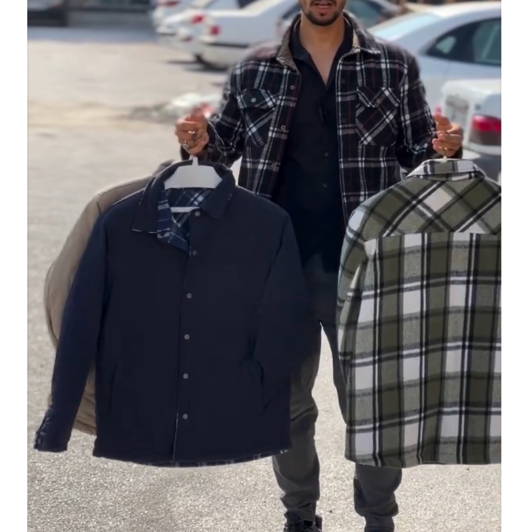 کاپشن پسرانه طرح پیراهن شرکت OUTDOOR