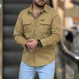 پیراهن مردانه آستین بلند صد در صد کتان