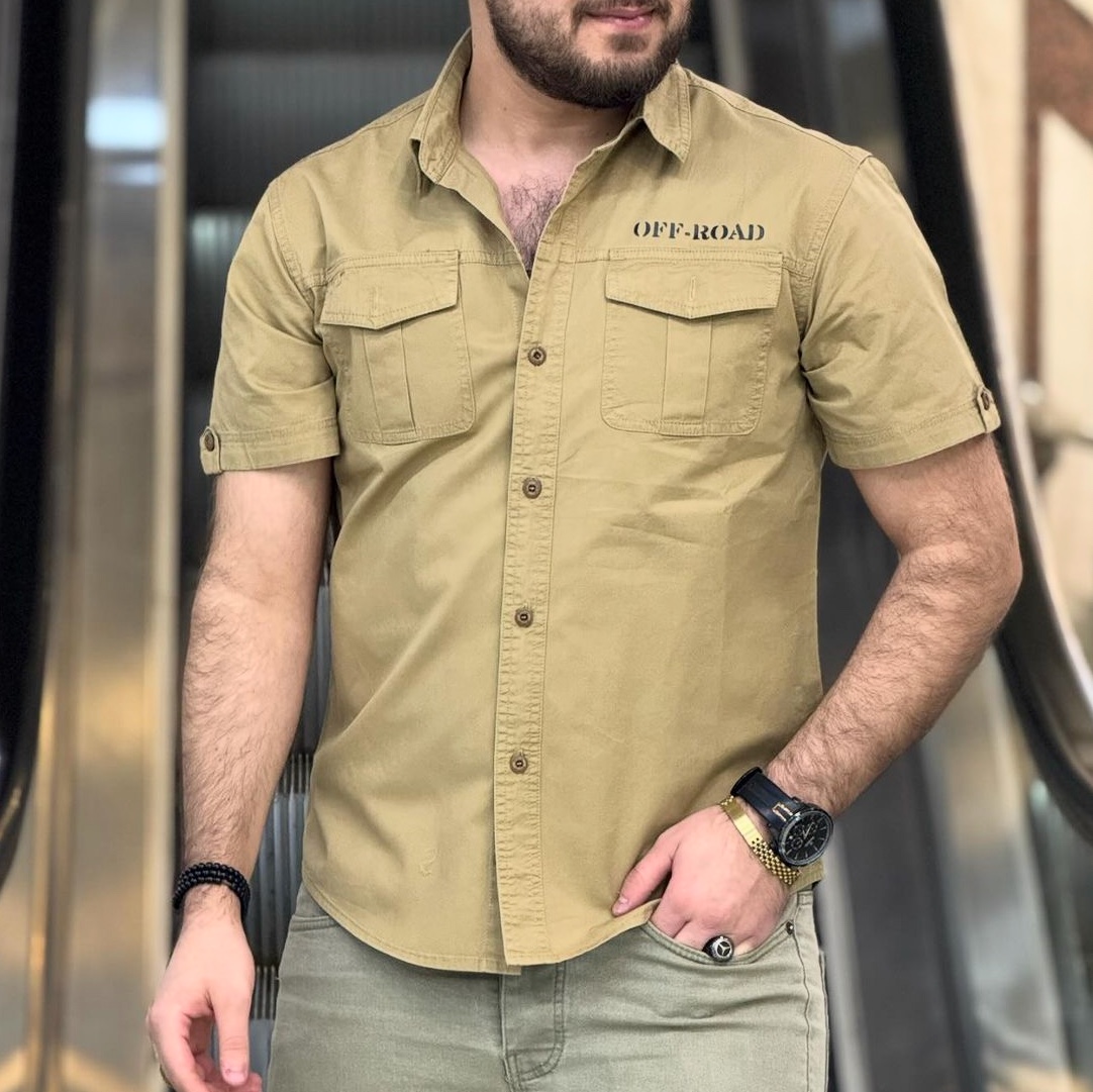 پیراهن مردانه کتان سنگشور افرود در سه رنگ