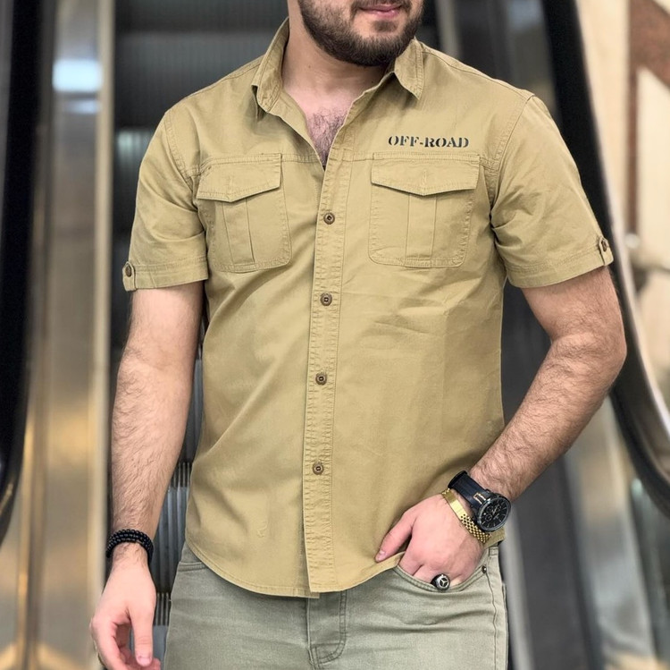 پیراهن مردانه کتان سنگشور افرود در سه رنگ