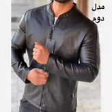 کاپشن چرم کتی ساده و شیک پرطرفدار امسال