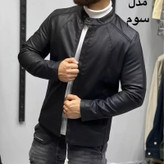 کاپشن چرم کتی ساده و شیک پرطرفدار امسال
