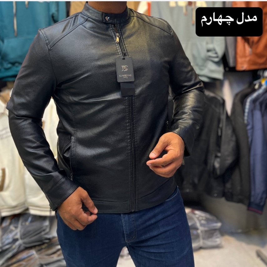کاپشن چرم کتی ساده و شیک پرطرفدار امسال