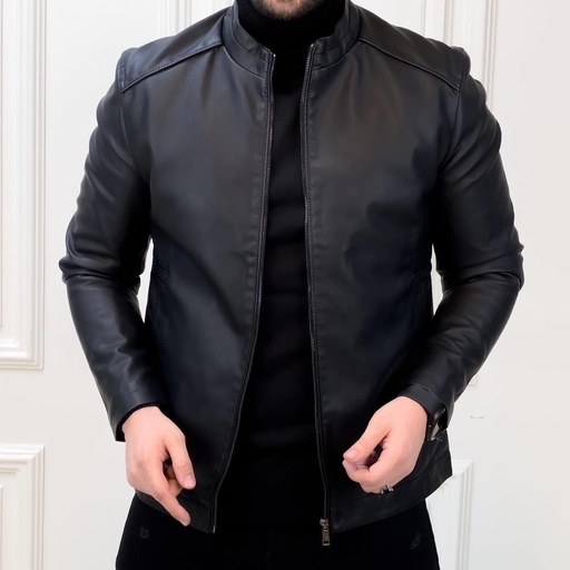 کاپشن چرم کتی ساده و شیک پرطرفدار امسال
