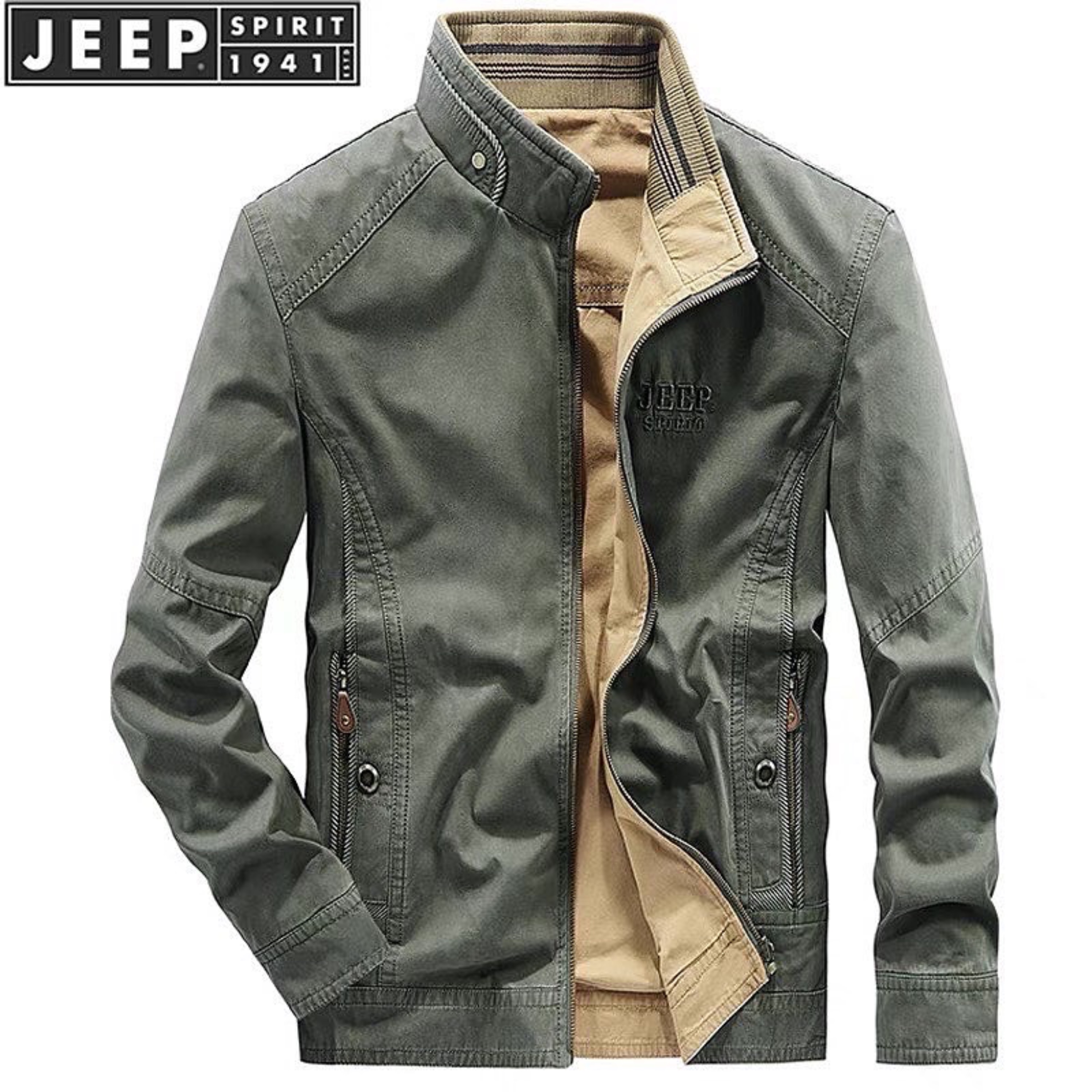 کاپشن دورو قواره آزاد  مارک جیپ اورجینال