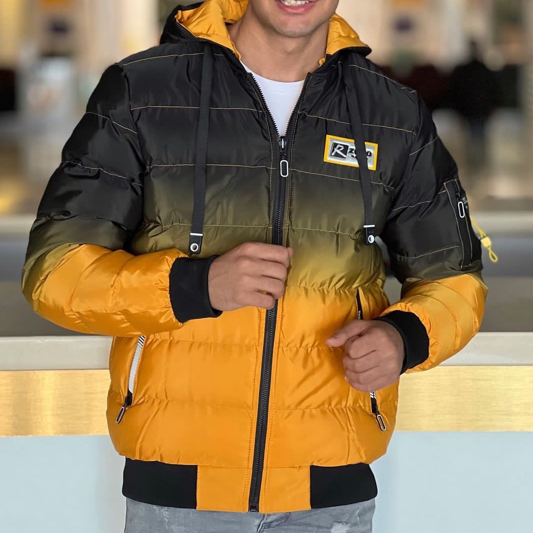 کاپشن پسرانه دو رویه برزنت ضد آب زمستانه