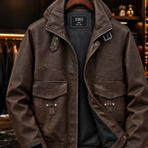 کاپشن چرم اسپرت مارک ZARA
