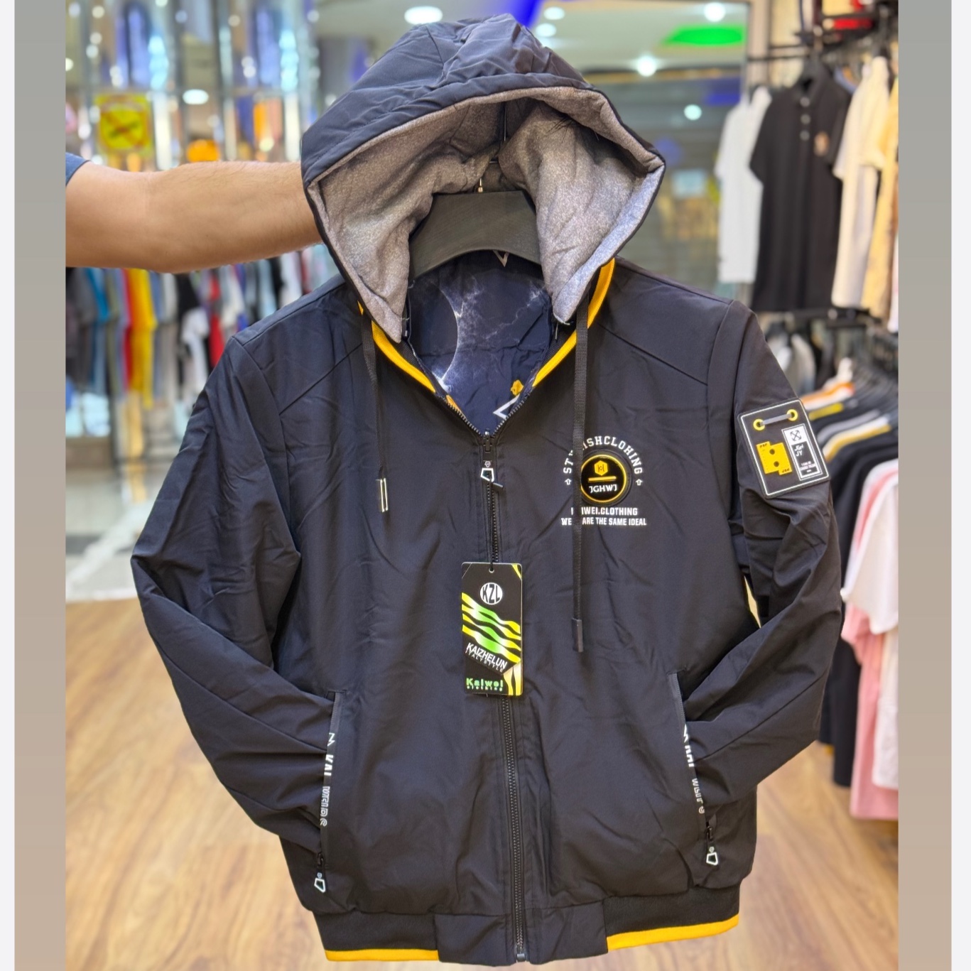 کاپشن سویشرتی دورویه کد 88070