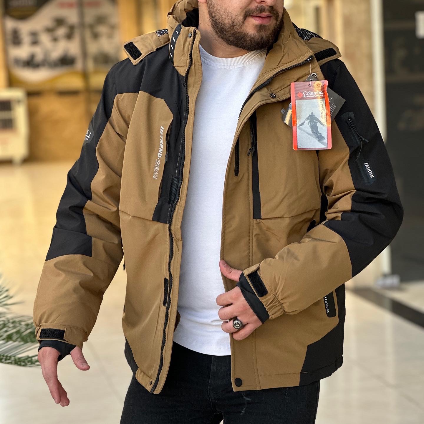کاپشن مردانه کلمبیا برای مناطق سرد